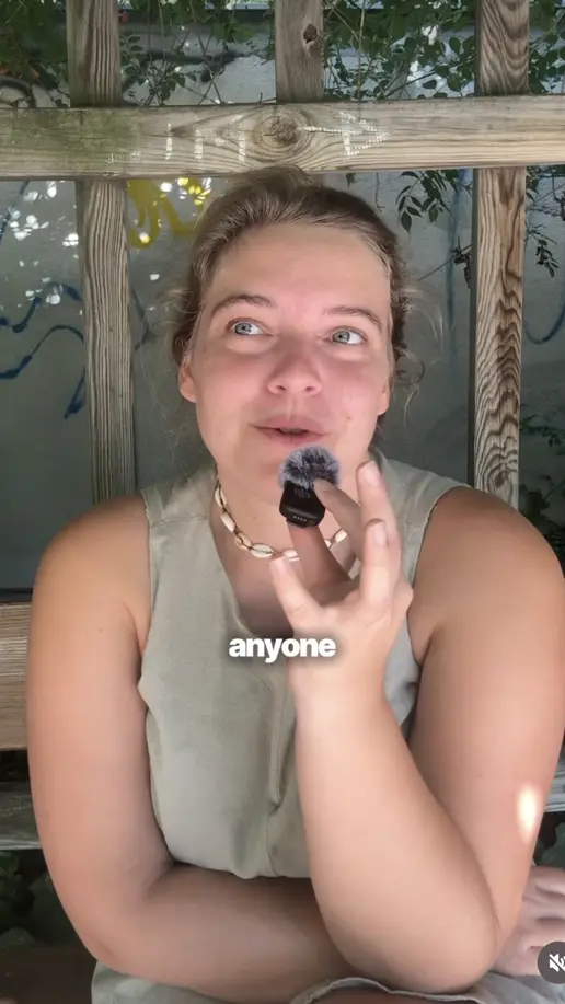 A CollabsMap creator talking to camera from a garden.